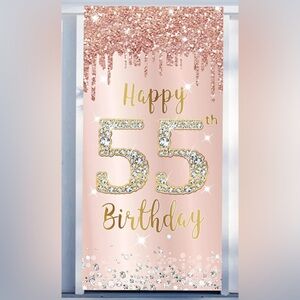 NWT-“Happy 55th Birthday” Door Cover Sign 🥳🎁🎉